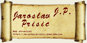 Jaroslav Prišić vizit kartica